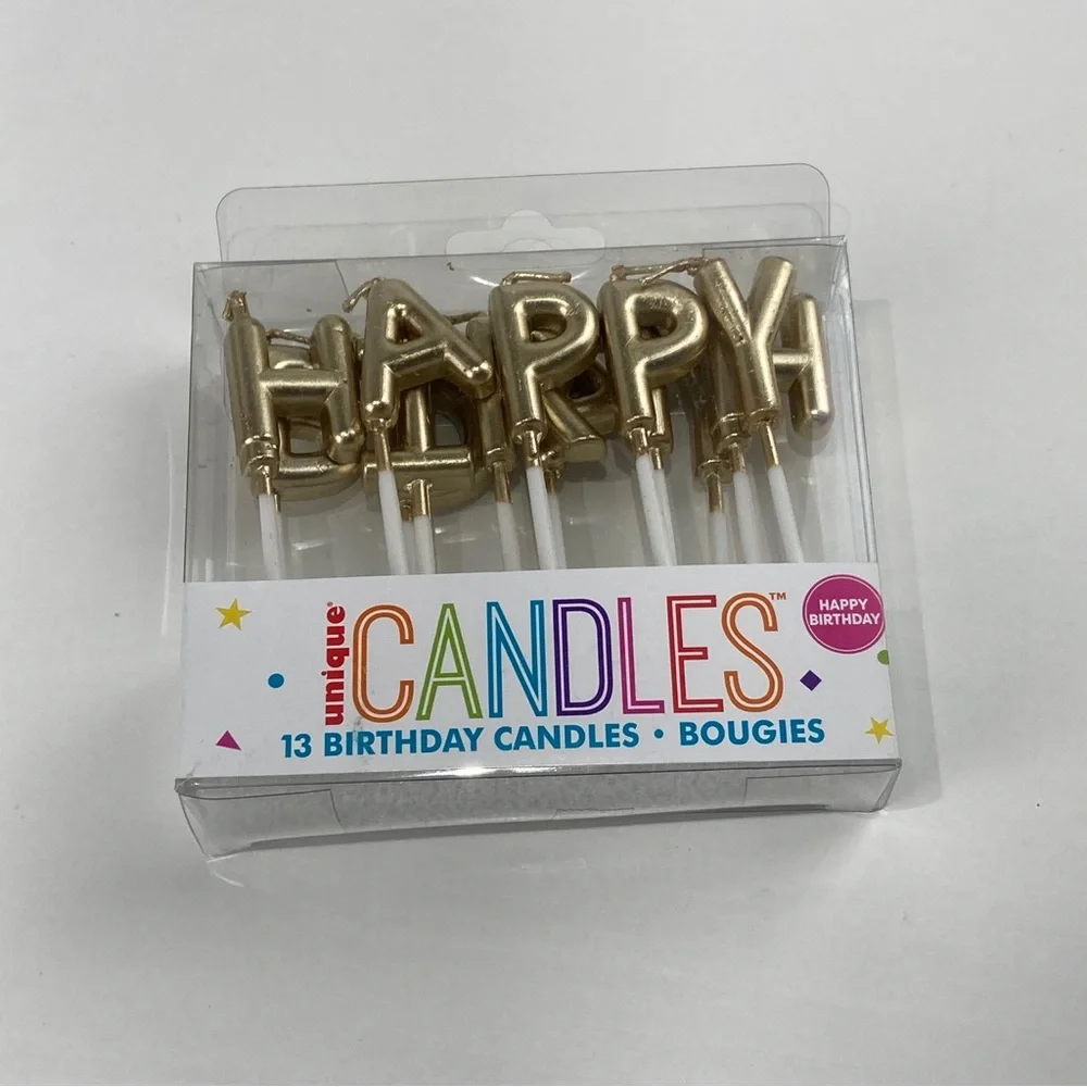 NWT Unique Party Party Supply lot Birthday party hats birthday candles sparklers